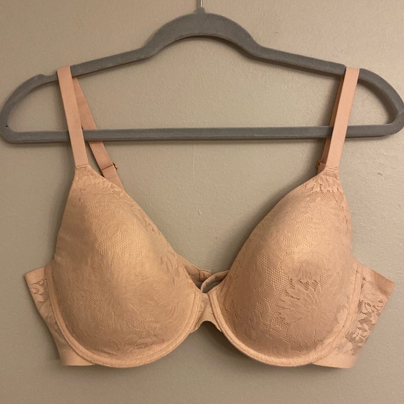 Natori Nude Lace Full Coverage Underwire Bra size 38 DD - Picture 1 of 8